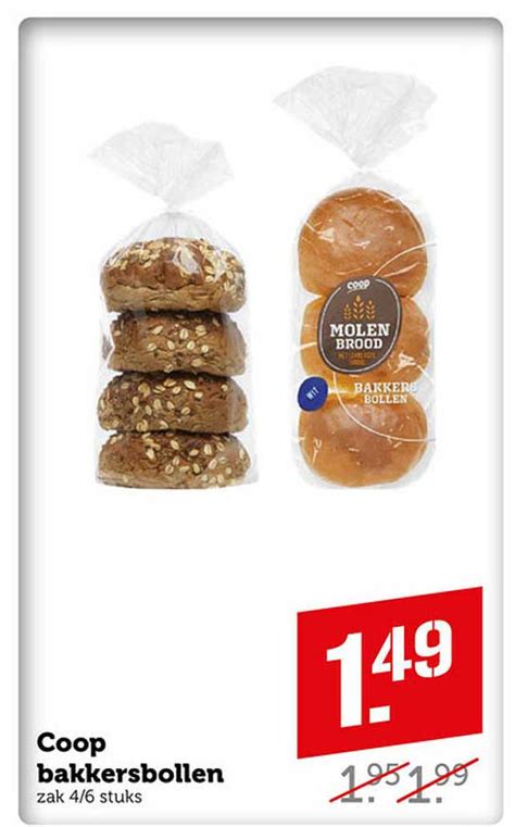 Coop Bakkersbollen Aanbieding Bij Coop Compact Folders Nl