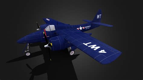 Grumman F7F Tigercat - Download Free 3D model by helijah [ec4c0ea ...