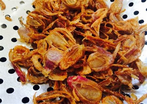 Resep Bawang Merah Goreng Renyah Oleh Sri Wahyuni Cookpad