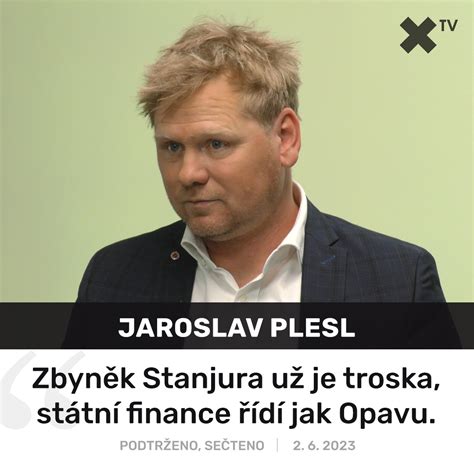 XTV on Twitter Zbyněk Stanjura už je troska finance řídí jak Opavu