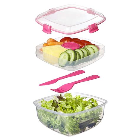 Sistema To Go Collection Salad Food Storage Container 37 Oz1 L