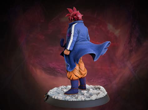 Archivo D Son Goku Super Saiya Dios Modelo Para Descargar Y