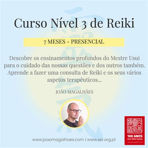 Curso de Nível 3 de Reiki Amadora Março 2023 João Magalhães