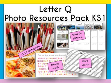 Letter Q Photograph Resource Pack Ks1 Teaching Resources