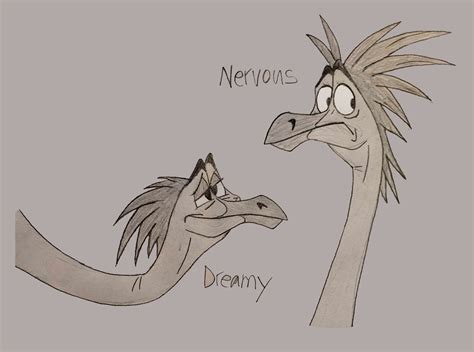 Ornithomimus Facial Personalities by codylake on DeviantArt