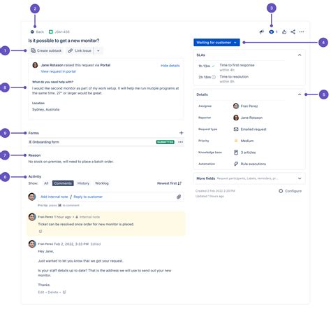 About The Issue View In Jira Service Management Jira Service