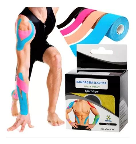 Vendaje El Stico Cinta De Kinesio Banda De Fisioterapia Color Beige