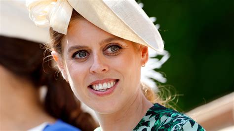 Princess Beatrice Wears Secret Wedding Guest Dress And A Crown Like