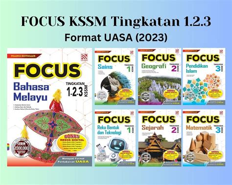 pelangi focus kssm tingkatan  format uasa  shopee malaysia