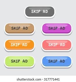 Skip Ad Button Set Stock Vector (Royalty Free) 317771441 | Shutterstock