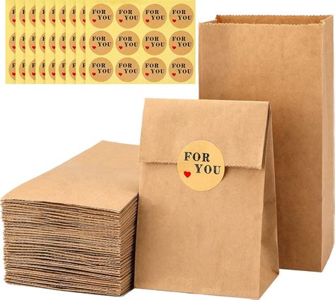 G2PLUS 100PCS Sacchetto Di Carta Kraft Sacchetto Di Carta Sandwich