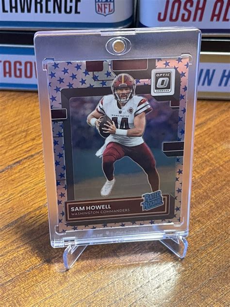 Sam Howell Panini Donruss Optic Rated Rookie Blue Stars Rare Ebay