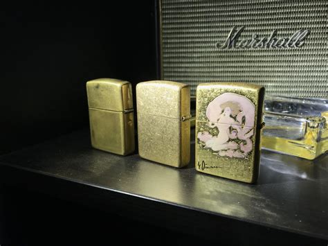 1 year oxidated Brass vs Brand new Brass vs Real Gold Leaf (IDs in