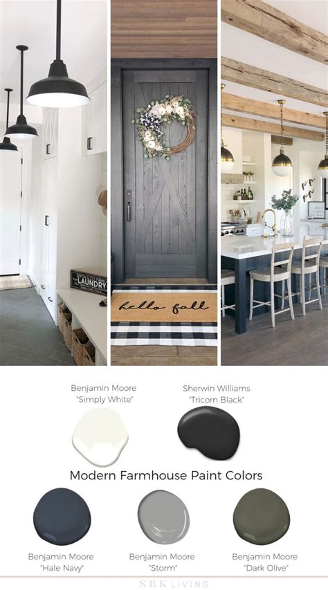 My Modern Farmhouse Paint Colors Styled By Kasey Artofit