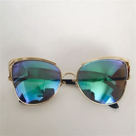 Mirrored Chic Cat Eye Sunnies Cat Eye Sunnies Sunglasses Accessories