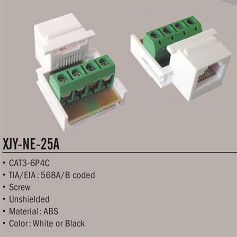 Nepci Utp Telephone Modular Box Rj Modular Jack Cat P C Keystone