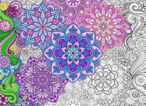 Mandala Coloring Posters DIY Giant Coloring Posters India | Ubuy