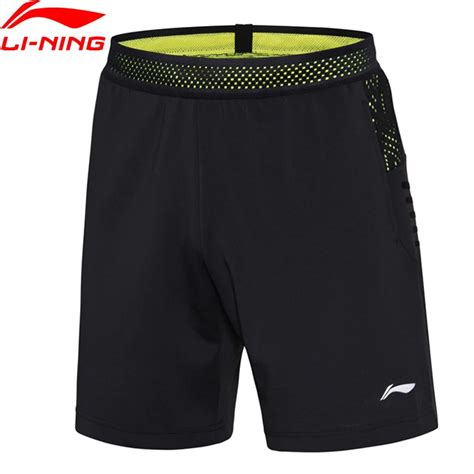 Li Ning Men Badminton Shorts National Team At Dry Breathable Regular