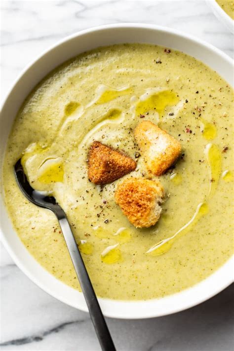 Simple Cream Of Broccoli Soup • Salt And Lavender