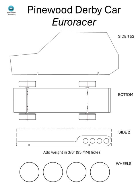 Pinewood Derby Car Designs Templates At