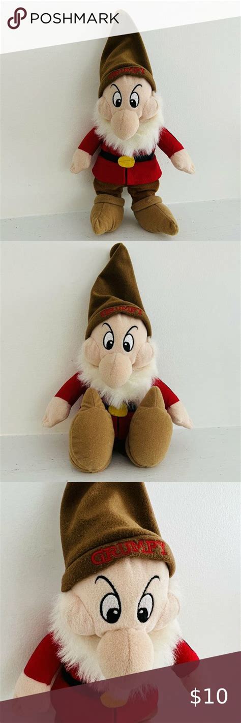 Disney World Snow White And The Seven Dwarfs Grumpy 12” Plush Stuffed