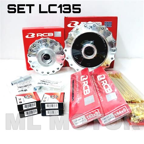 Lc Set Hub Racing Boy Front Rear Rcb Lidi Spoke Bearing Collar Bush