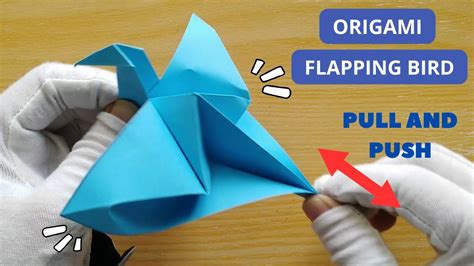 How To Make Paper Flapping Bird Easy Step By Step Origami Bird