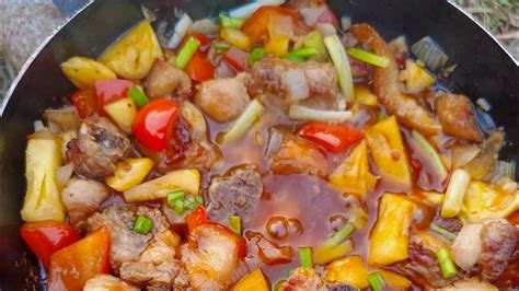 Sweet And Sour Stir Fried Pork Ribs Recipe Wildlife Youtube