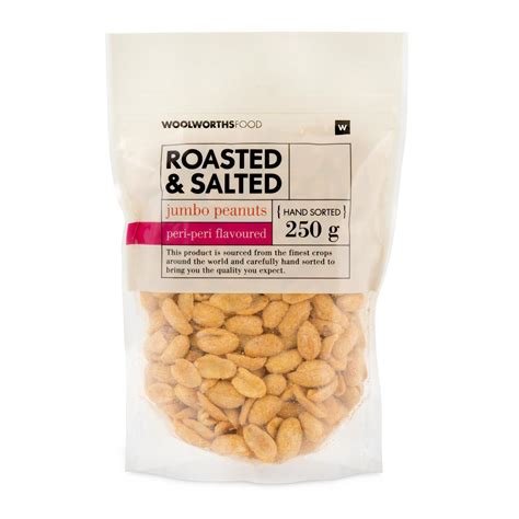 Roasted And Salted Peri Peri Flavoured Peanuts 250 G Za