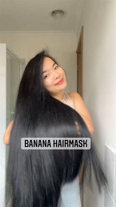 Happi Pham On Instagram Banana Hair Mask Encourages Hair Growth And