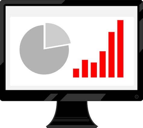 Uma Tela De Computador Uma Moldura Preta Mostrando Um Gr Fico De