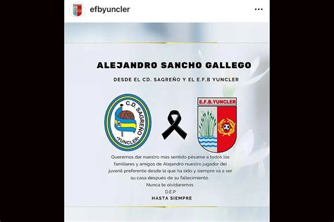 Alejandro Sancho Gallego De L Quipe De Jeunes De L Efb Yuncler