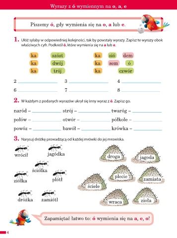 Page Elementarz Odkrywc W Potyczki Ortograficzne Klasa