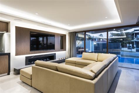 Seamless Interior Exterior To Alfresco Luxury Custom Home Perth Spadaccini