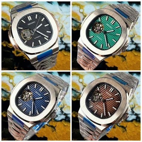 Jual Seiko Nautilus Mod Open Heart Shopee Indonesia