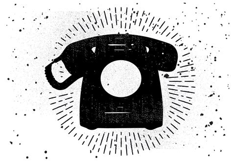 Free Vintage Telephone Vector Illustration 155724 Vector Art at Vecteezy