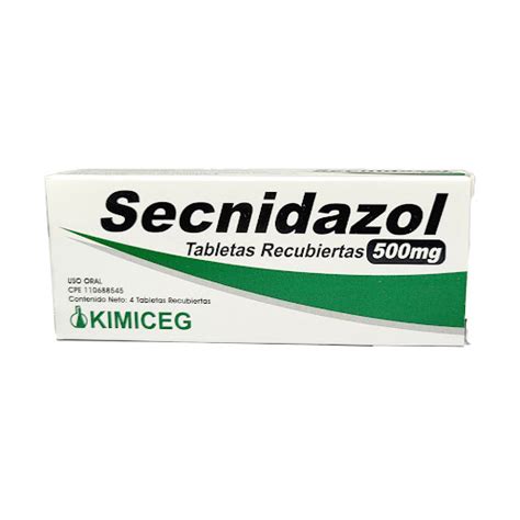 Secnidazol Kimiceg Mg X Tabletas Kimiceg