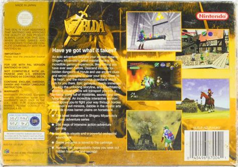 The Legend Of Zelda: Ocarina Of Time - N64 | Retro Console Games ...