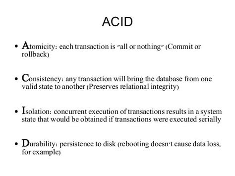 Database Consistency Models