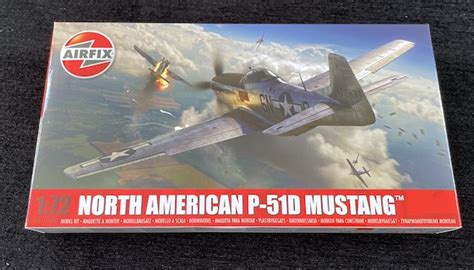 Airfix North American P 51D Mustang 2023 Release 1 72 Scale