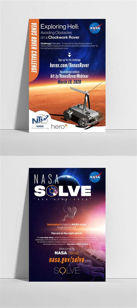 Entry #127 by deyali for Create a handout to promote a NASA Tournament ...