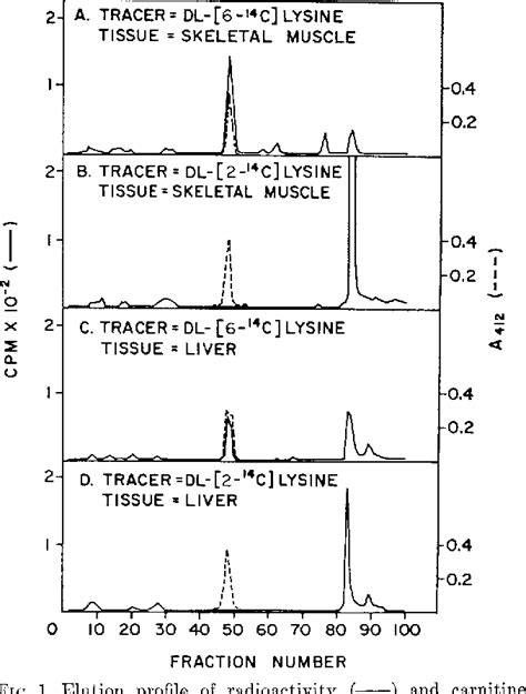 Table 1 From Role Of Lysine And S NTrimethyllysine In Carnitine