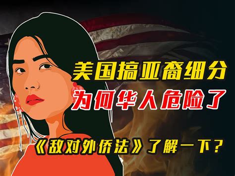 亚裔细分，为何将是美国华人的噩梦？看美国如何对待敌国移民 两抖云 两抖云 哔哩哔哩视频