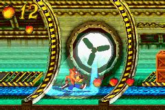 Screenshot Of Crash Bandicoot The Huge Adventure Game Boy Advance