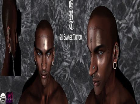 Second Life Marketplace - GBT 21 Savage Face Tattoo