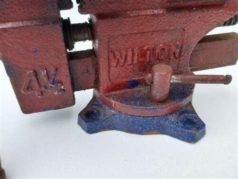 Vintage Wilton Swivel Base Bench Vise W Anvil