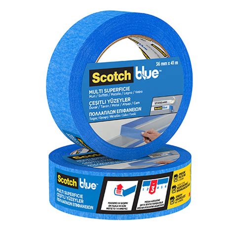 3m Scotchblue Multi Surface Premium Masking Tape 2090 36mm X 41m