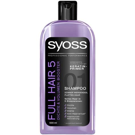 Syoss Full Hair Dichte Volumen Booster Shampoo