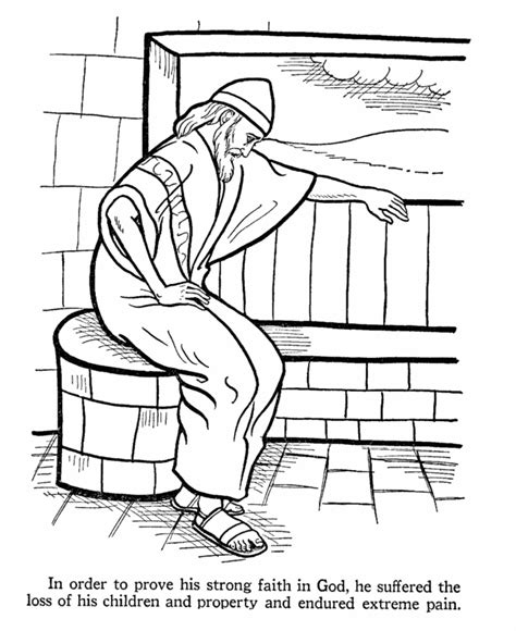 Bible Printables Old Testament Bible Coloring Pages Job 2 Job