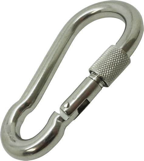 Amazon Boat Marine Clip 10cm Stainless Steel Snap Hook Carabiner